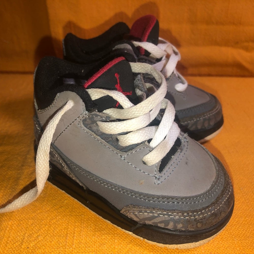 Jordan 3 retro cool gray Kids 4C